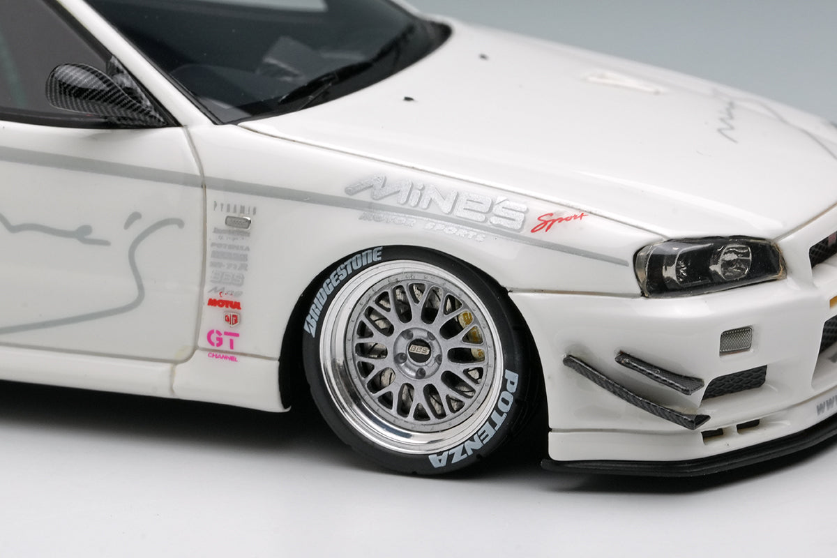 *PREORDER* Make Up Co., Ltd / Eidolon 1:43 Nissan Skyline (BNR34)GT-R V-Spec N1 MINE'S (BBS Wheel) Time Attack in USA