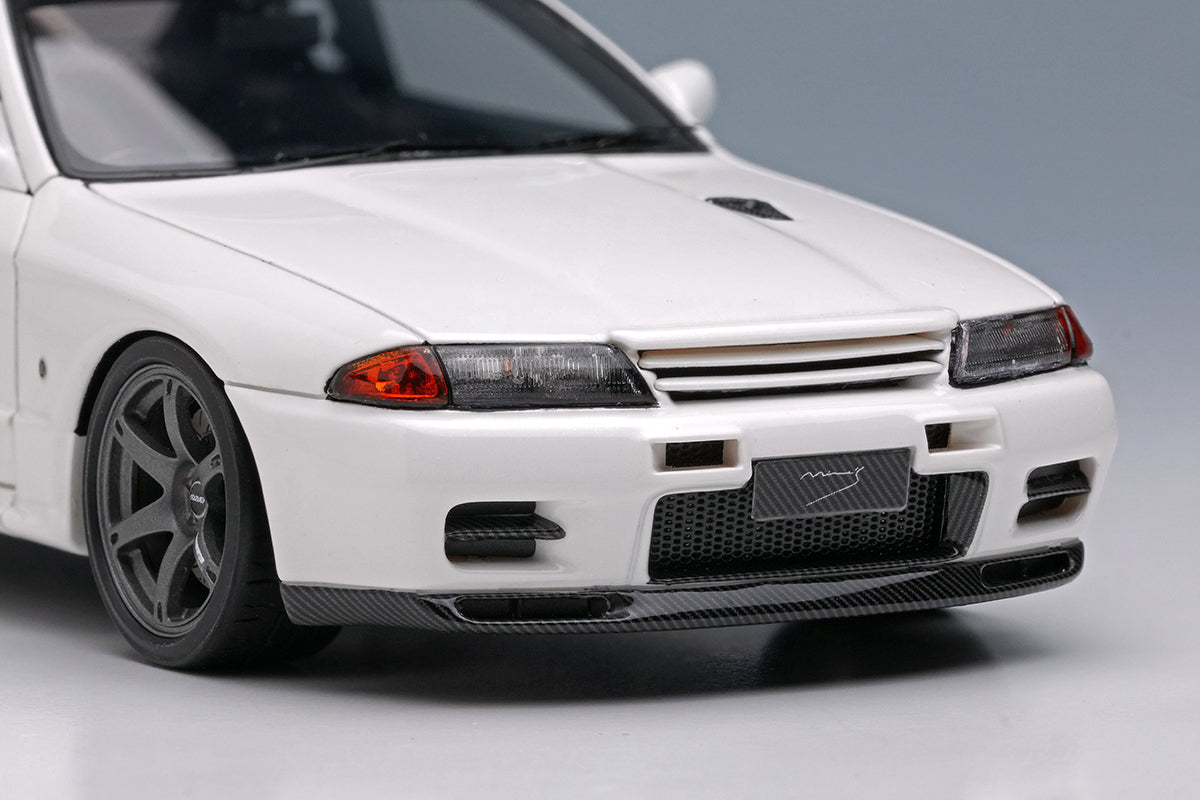 *PREORDER* Make Up Co., Ltd / Eidolon 1:43 Nissan Skyline GT-R (BNR32) Mine's BUILT BY LEGENDS in Shiranami White