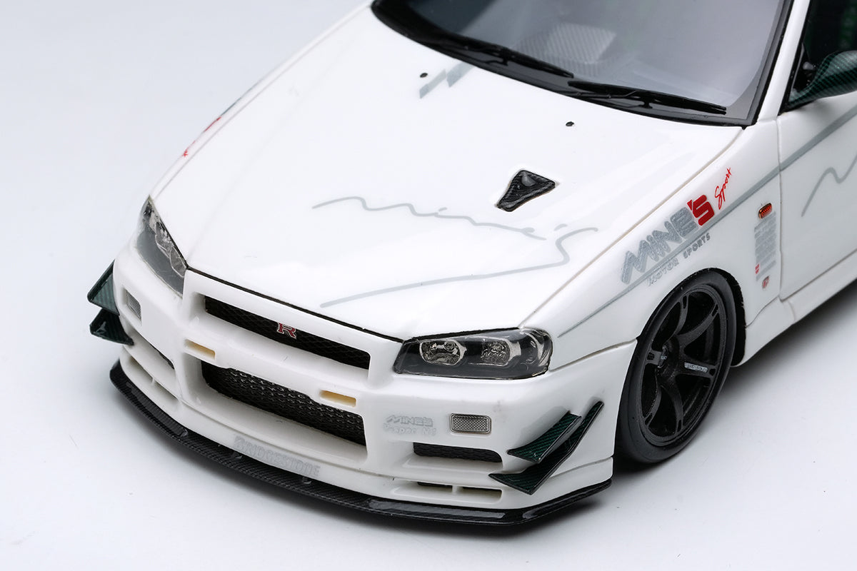 Make Up Co., Ltd / Eidolon 1:43 Nissan Skyline (BNR34) GT-R Mine's V-Spec N1 Tokyo Auto Salon 2024