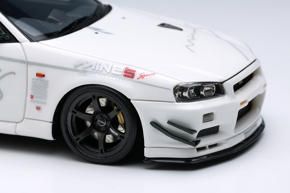 Make Up Co., Ltd / Eidolon 1:43 Nissan Skyline (BNR34) GT-R Mine's V-Spec N1 Tokyo Auto Salon 2024