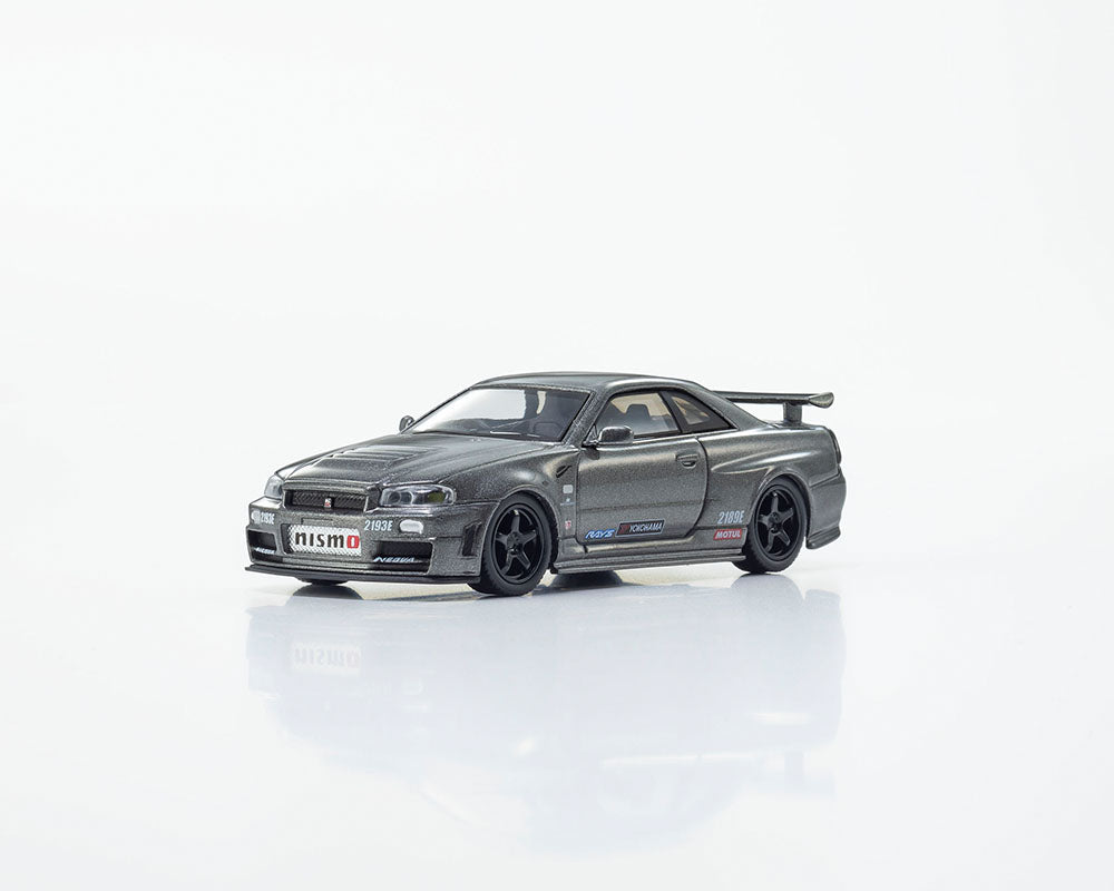 Kyosho 1:64 Nissan Skyline (BNR34) GT-R NISMO CRS Version (MOTN LED Base Compatible)