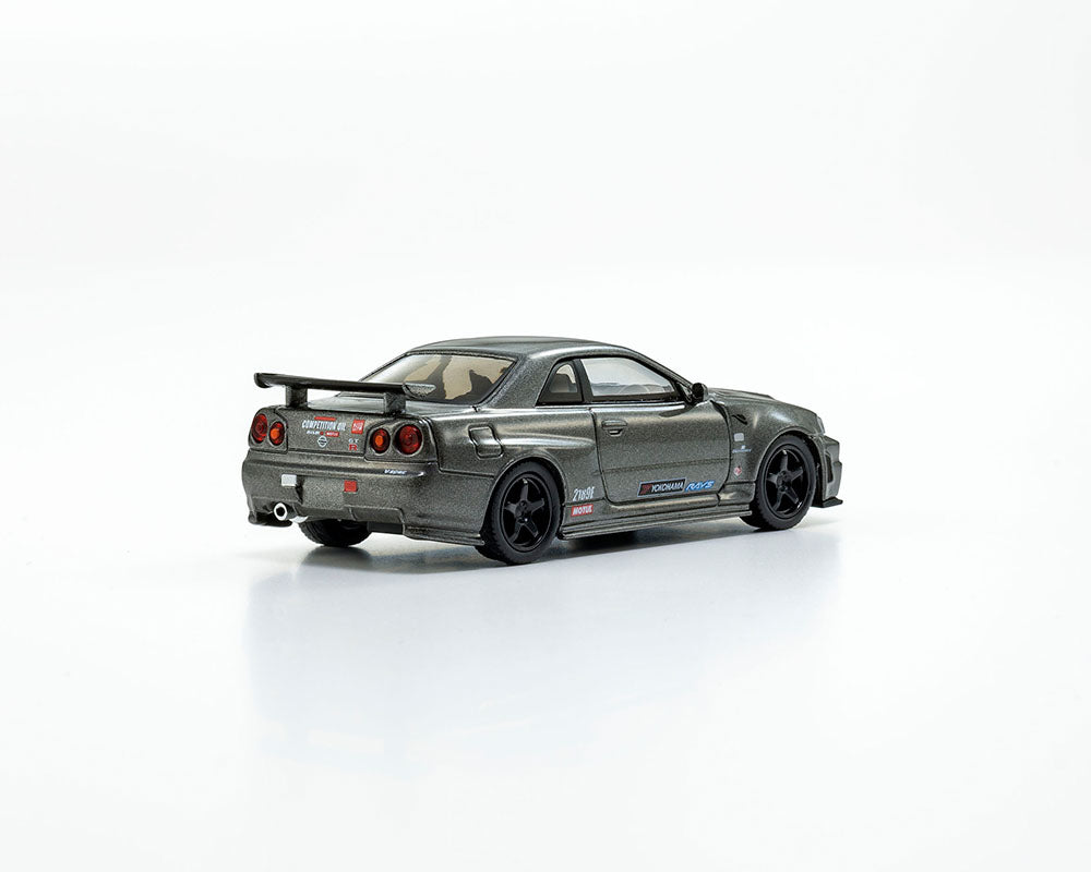 Kyosho 1:64 Nissan Skyline (BNR34) GT-R NISMO CRS Version (MOTN LED Base Compatible)