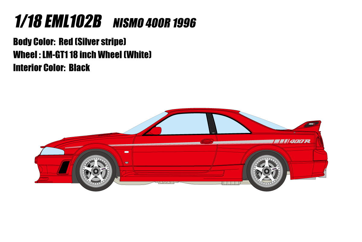 Make Up Co., Ltd / Eidolon 1:18 Nissan Skyline GT-R (BCNR33) NISMO 400R Edition