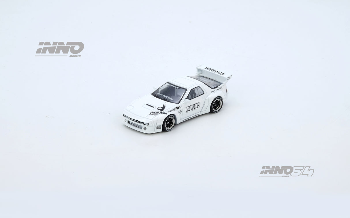 *PREORDER* INNO64 1:64 Mazda RX-7 (FC3S) "PANDEM" in White