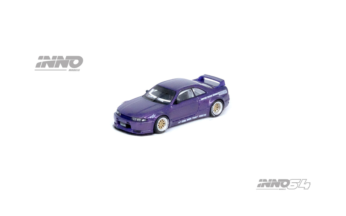 INNO64 1:64 Nissan Skyline GT-R (R33) "Pandem / Rocket Bunny" in Purple
