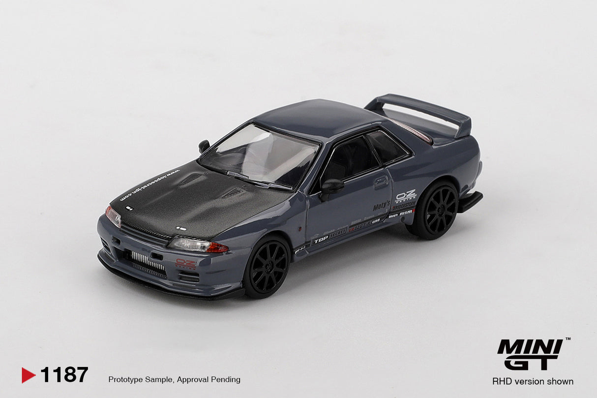 *PREORDER* MINIGT 1:64 Nissan Skyline GT-R Top Secret VR32 in Stealth Grey