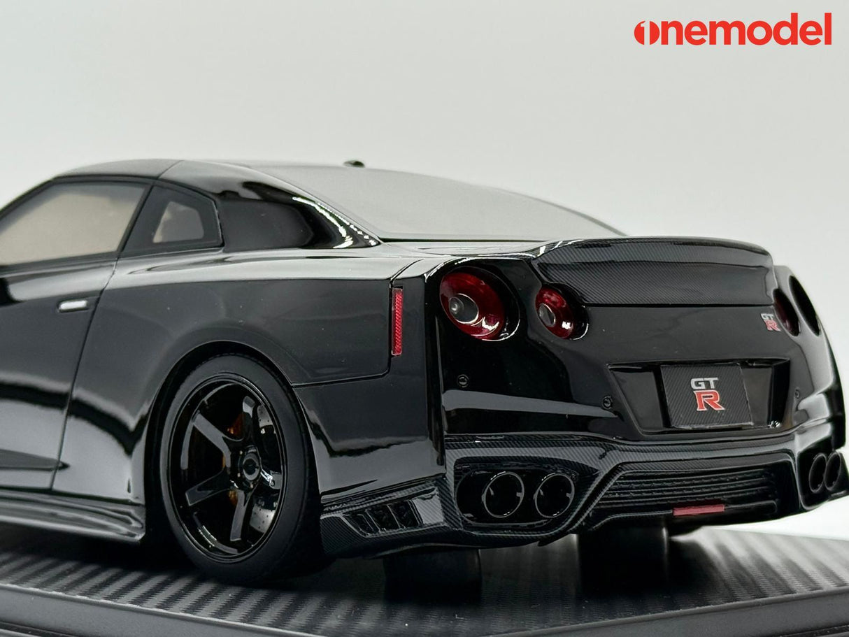 *PREORDER* One Model 1:18 Nissan GT-R R35 Custom Edition in Glossy Black