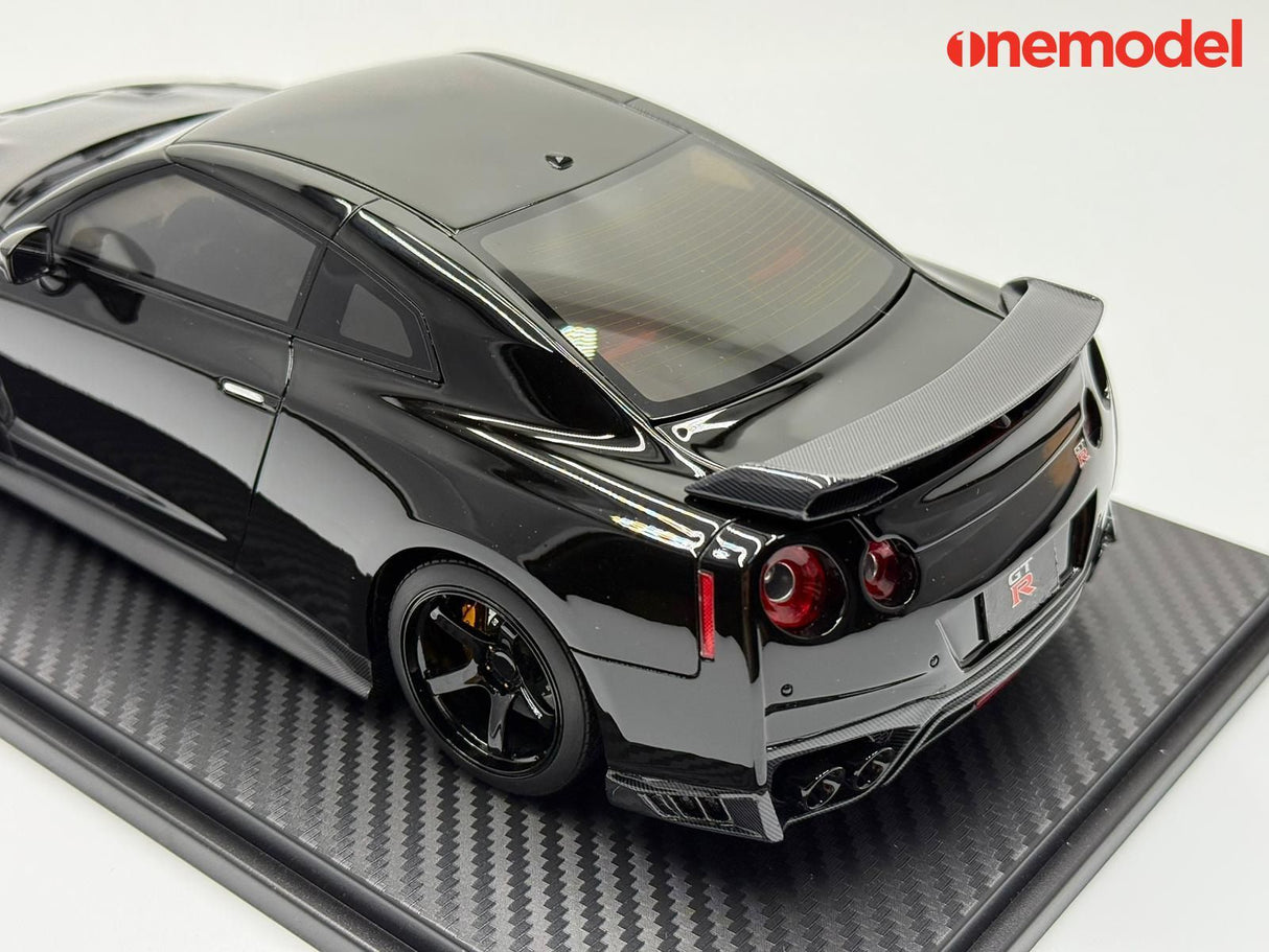 *PREORDER* One Model 1:18 Nissan GT-R R35 Custom Edition in Glossy Black