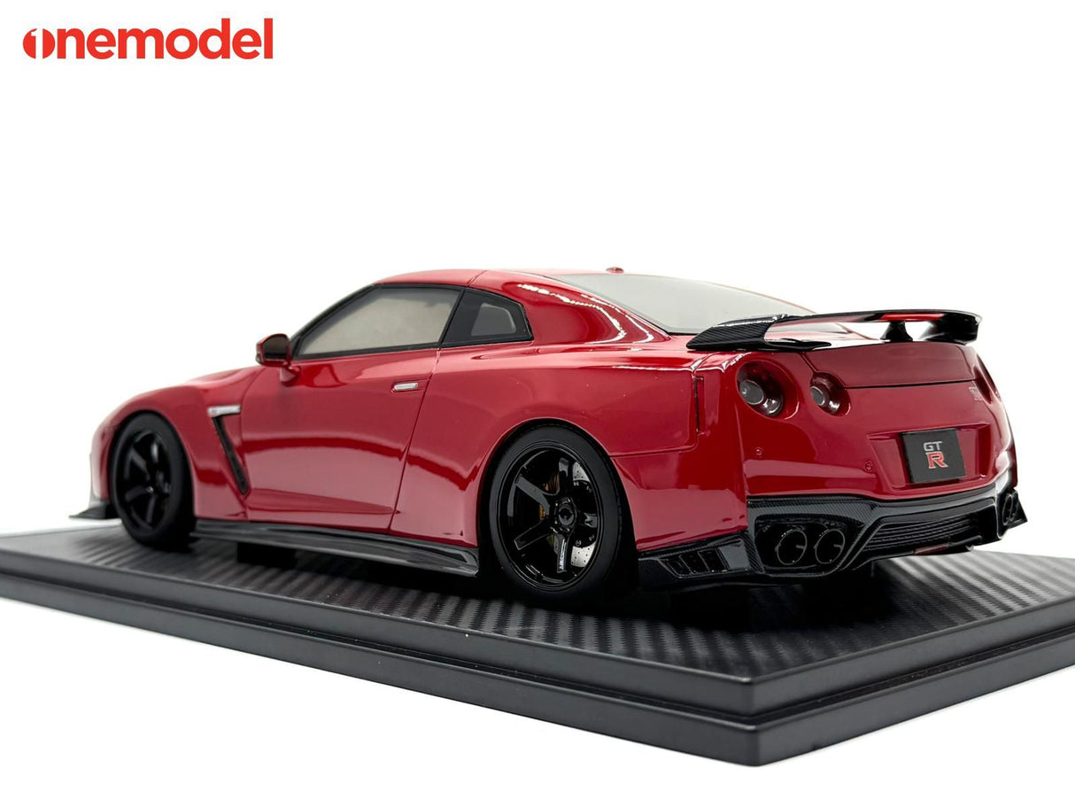 *PREORDER* One Model 1:18 Nissan GT-R R35 Custom Edition in Passion Red