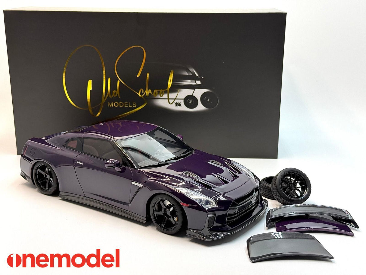 *PREORDER* One Model 1:18 Nissan GT-R R35 Custom Edition in Midnight Purple