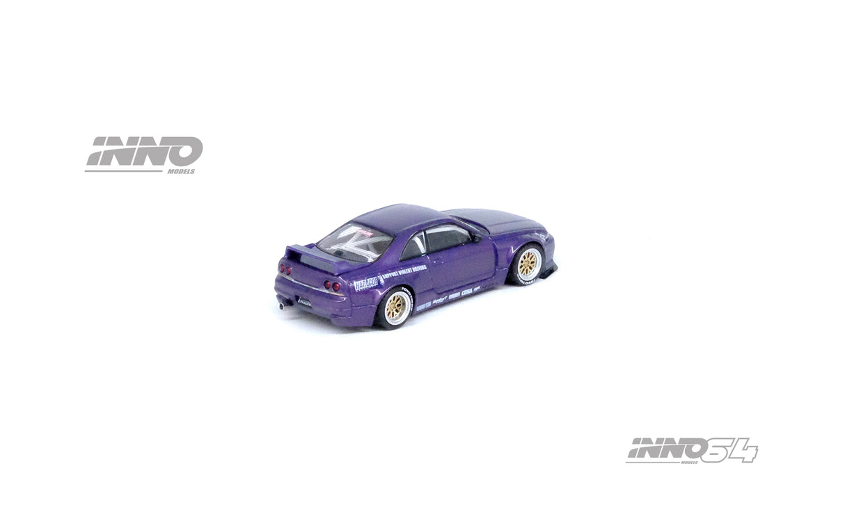 INNO64 1:64 Nissan Skyline GT-R (R33) "Pandem / Rocket Bunny" in Purple