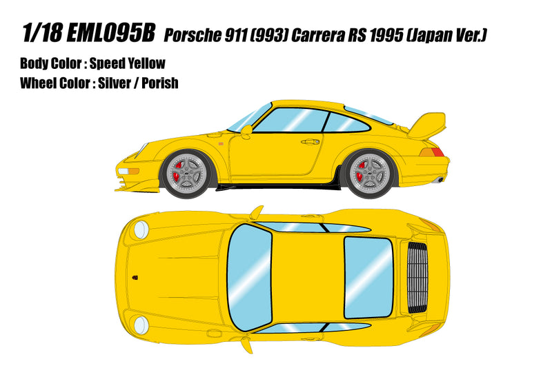 *PREORDER* Make Up Co., Ltd / Eidolon 1:18 Porsche 911 (993) Carrera RS 1995 Japan Version)