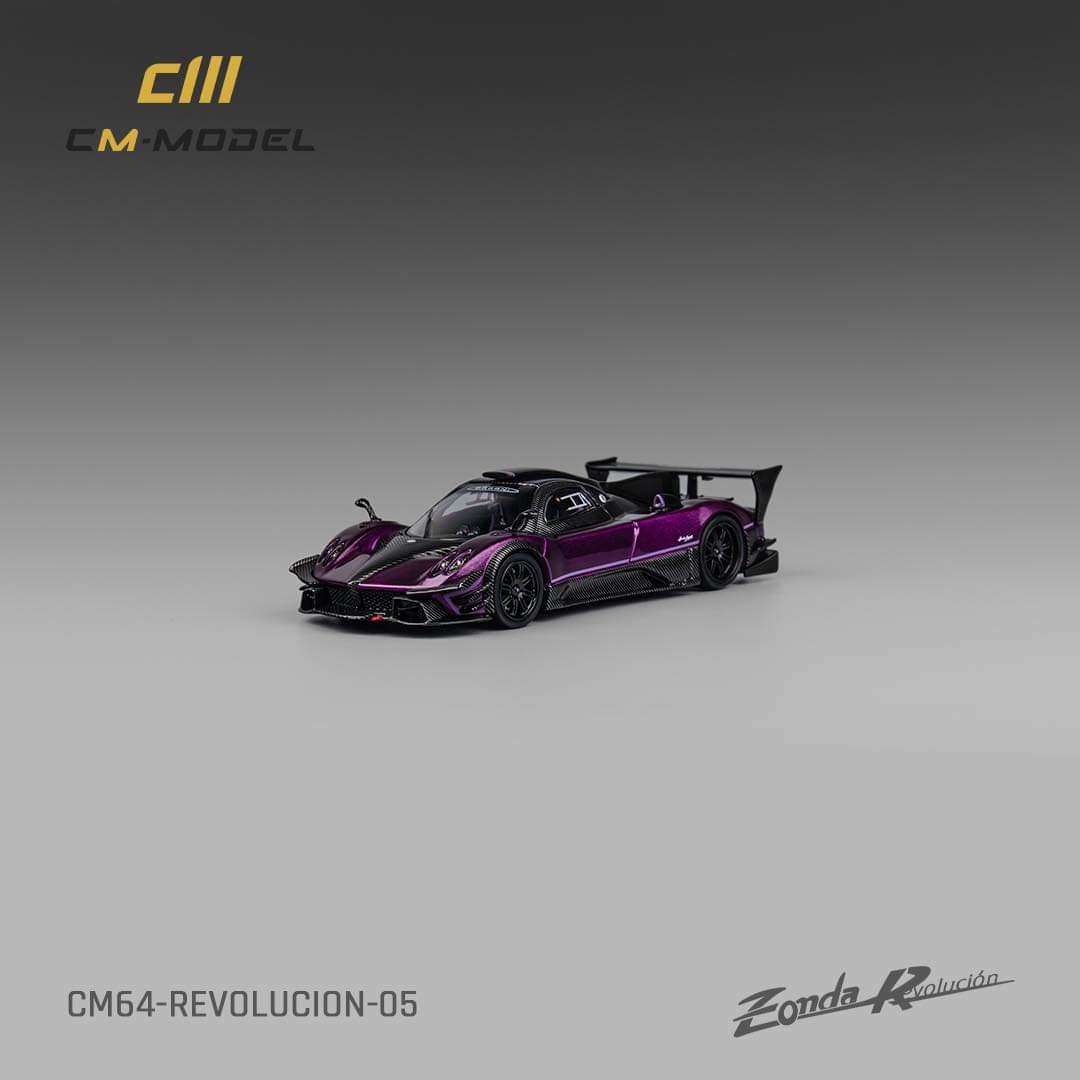 CM Model 1:64 Pagani Zonda Revolucion in Purple