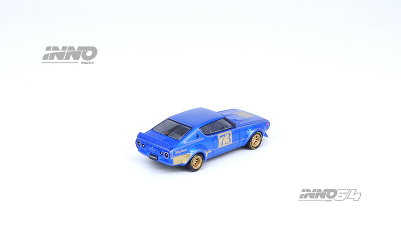 *PREORDER* INNO64 1:64 Nissan Skyline 2000GT-R (KPGC110) in Blue Metallic