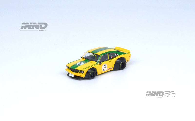 *PREORDER* INNO64 1:64 Mazda RX-3 Savanna LBWK in Yellow