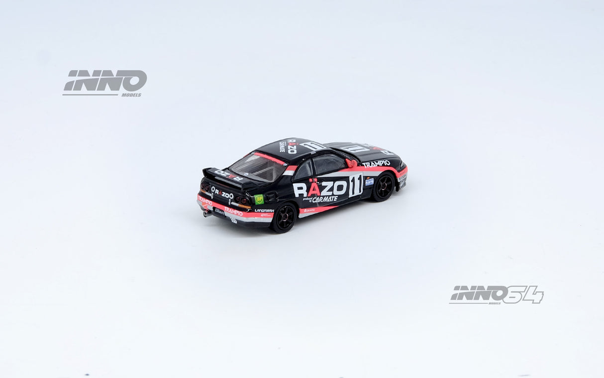 INNO64 1:64 Nissan GT-R (R33) #11 "RAZO TRAMPIO" N1 Super Endurance Series - Sendan Highland 1995 Winner