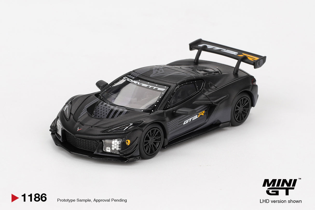 *PREORDER* MINIGT 1:64 Chevrolet Corvette Z06 GT3.R Road America Test Car in Black