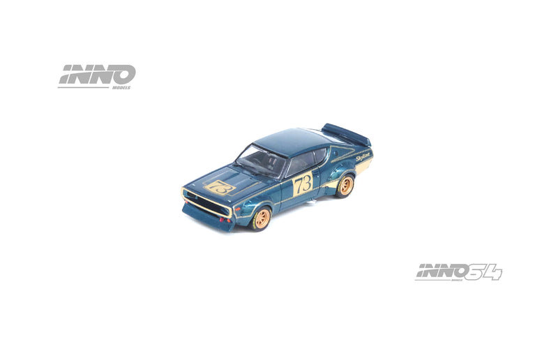 *PREORDER* INNO64 1:64 Nissan Skyline 2000GT-R (KPGC110) in Racing Concept Green