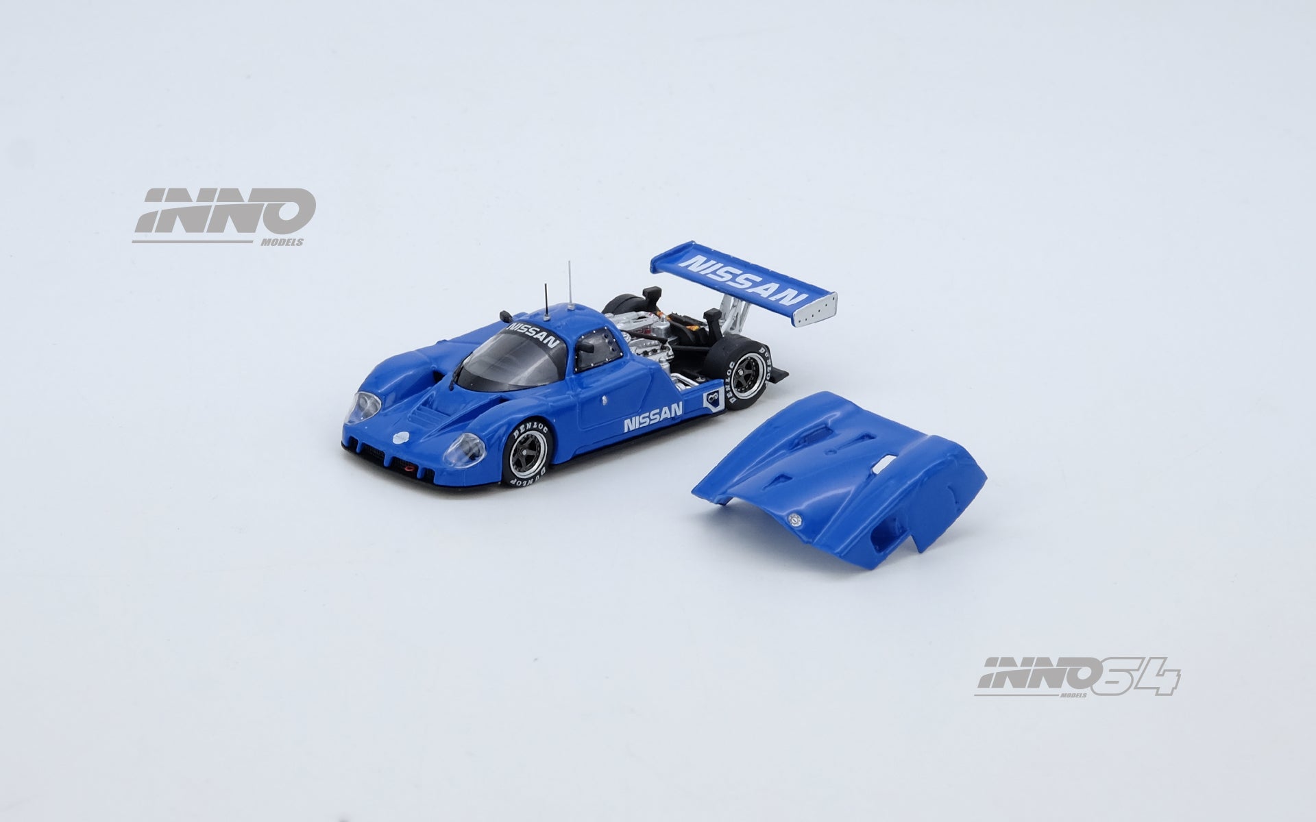 INNO64 1:64 Nissan R89C in Blue – Model Cars Houston