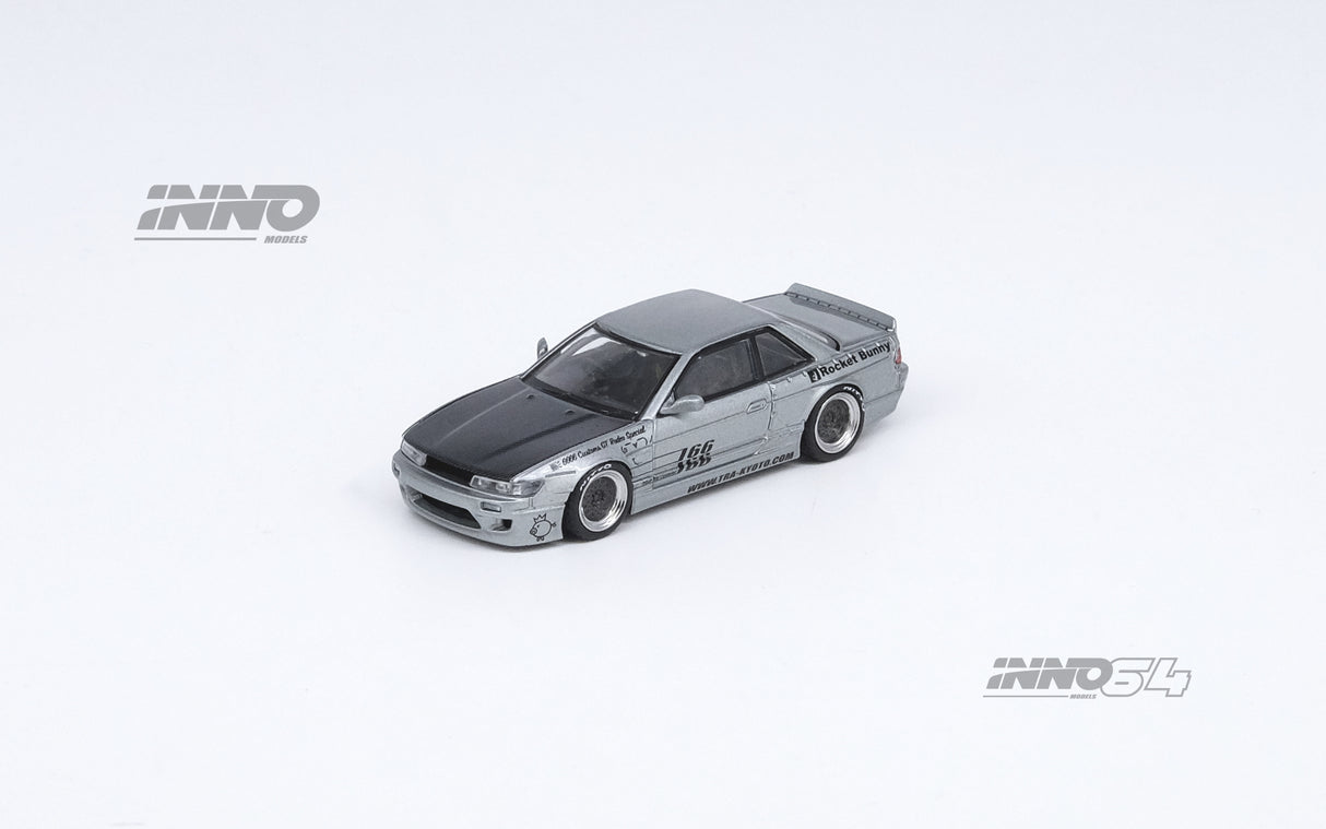 INNO64 1:64 Nissan S13 Silvia Pandem Rocket Bunny Edition in Silver