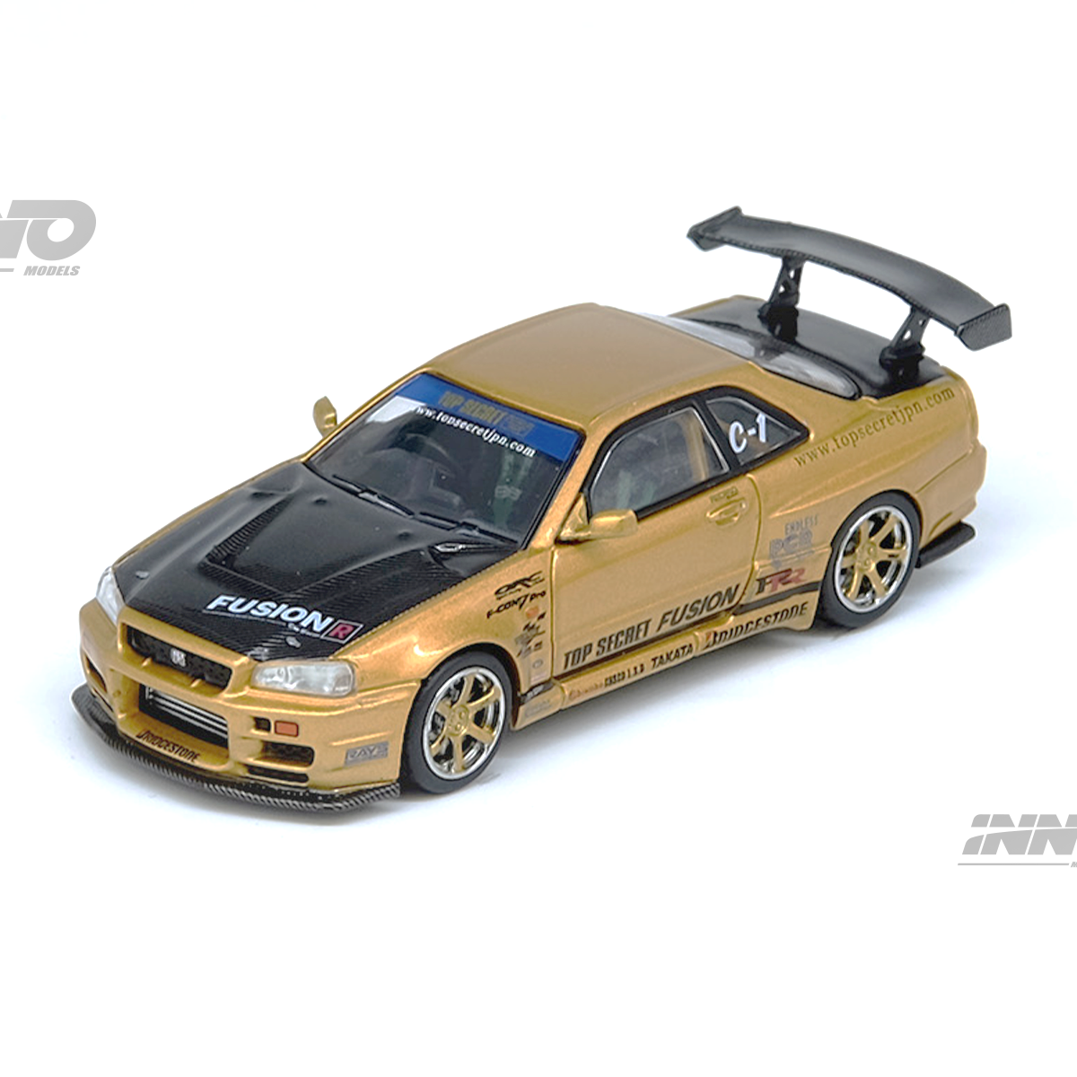 Inno64 1/64 TOP SECRET R34 GTR GOLD ミニカー 1copy.png?crop=center&height=