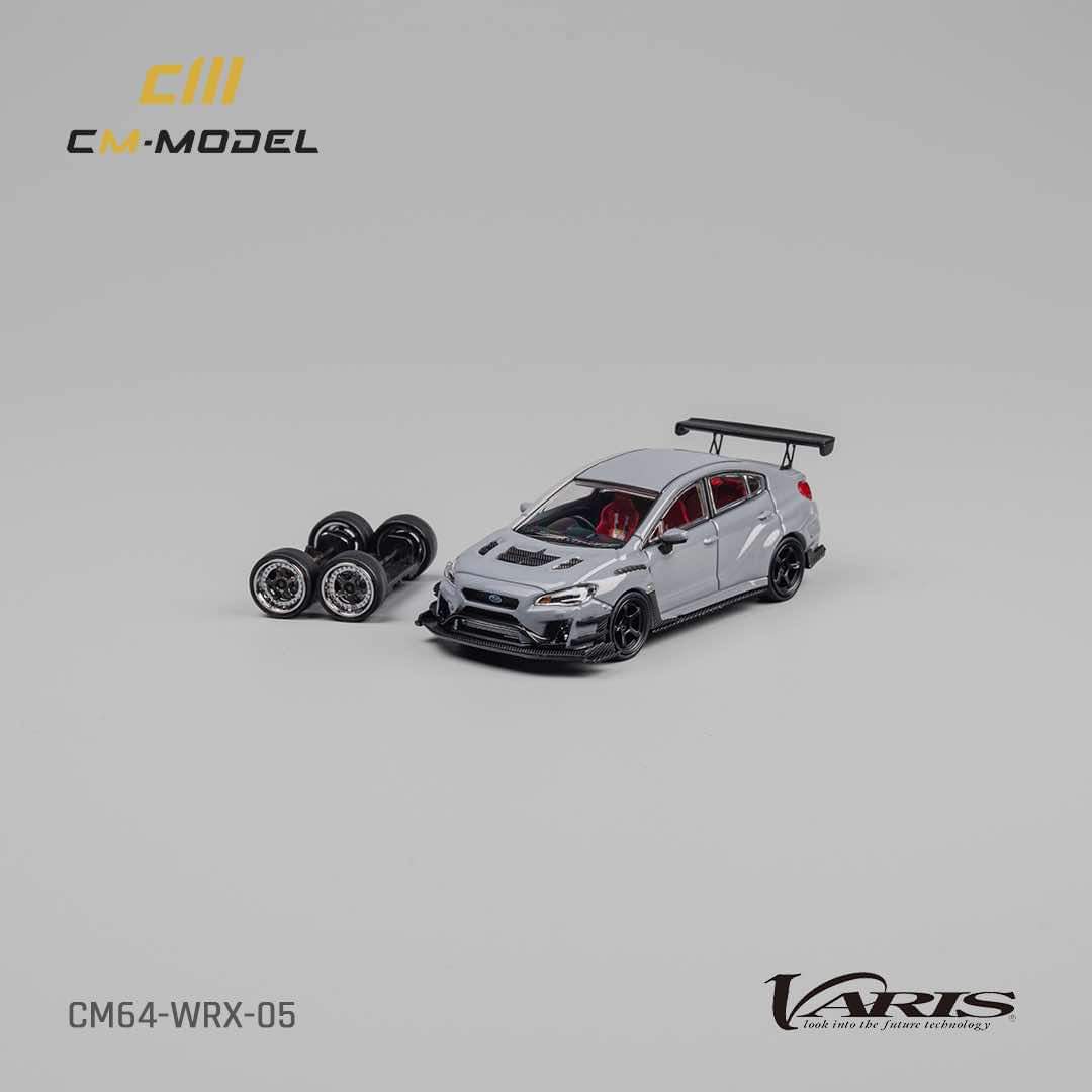 CM Model 1:64 Subaru Impreza STi VARIS Widebody 2.0 in Gray
