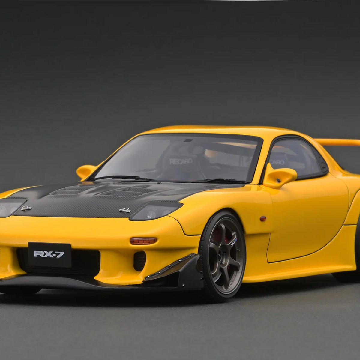 Ignition Model 1:18 Mazda RX-7 (FD3S) RE-Amemiya in Yellow – Model Ignition Model 1:18 Mazda RX-7 (FD3S) RE-Amemiya in Yellow – Model