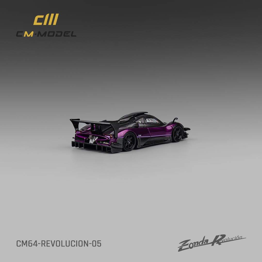 CM Model 1:64 Pagani Zonda Revolucion in Purple