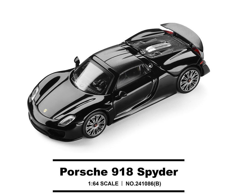 *PREORDER* Trends Hobby 1:64 Porsche 918 Spyder in Black