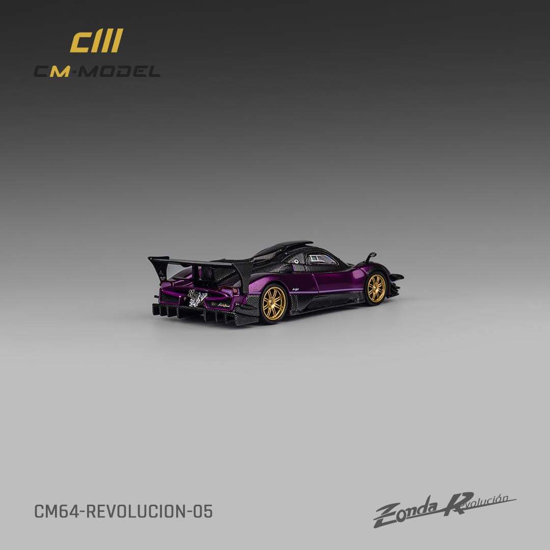 CM Model 1:64 Pagani Zonda Revolucion in Purple
