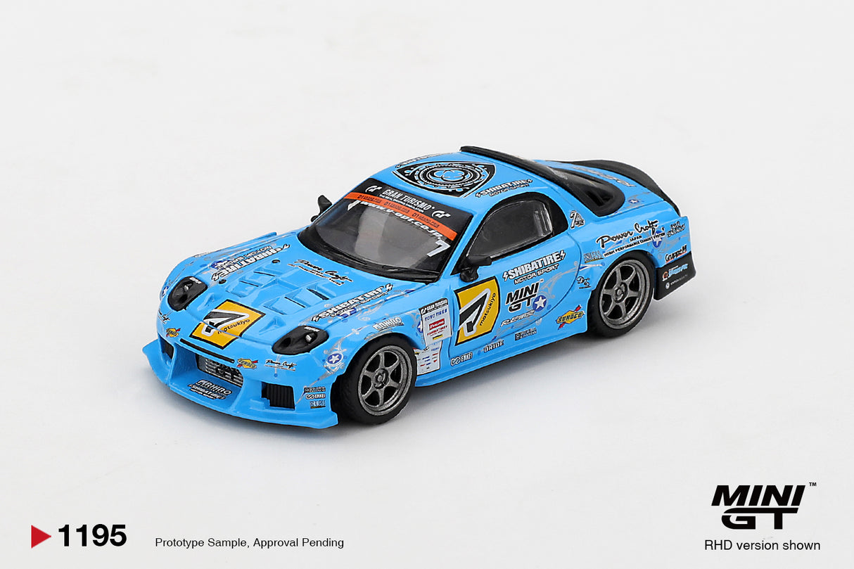 *PREORDER* MINIGT 1:64 Mazda RX-7 RE-Amemiya 2025 D1GP in Blue