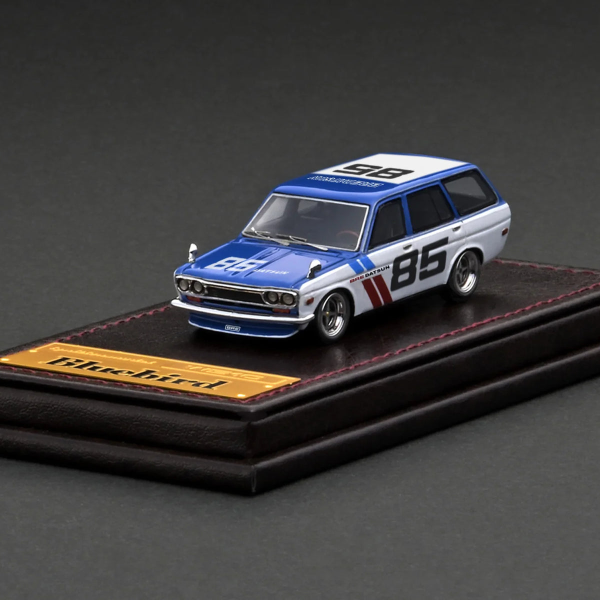 【新品未使用】1/18 Datsun Bluebird White/Blue ignition model（イグニッションモデル） 1/18 Datsun Bluebird
