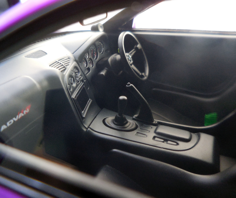 Ignition Model 1:18 Mazda RX-7 (FD3S) FEED Afflux GT3 in Purple Metallic