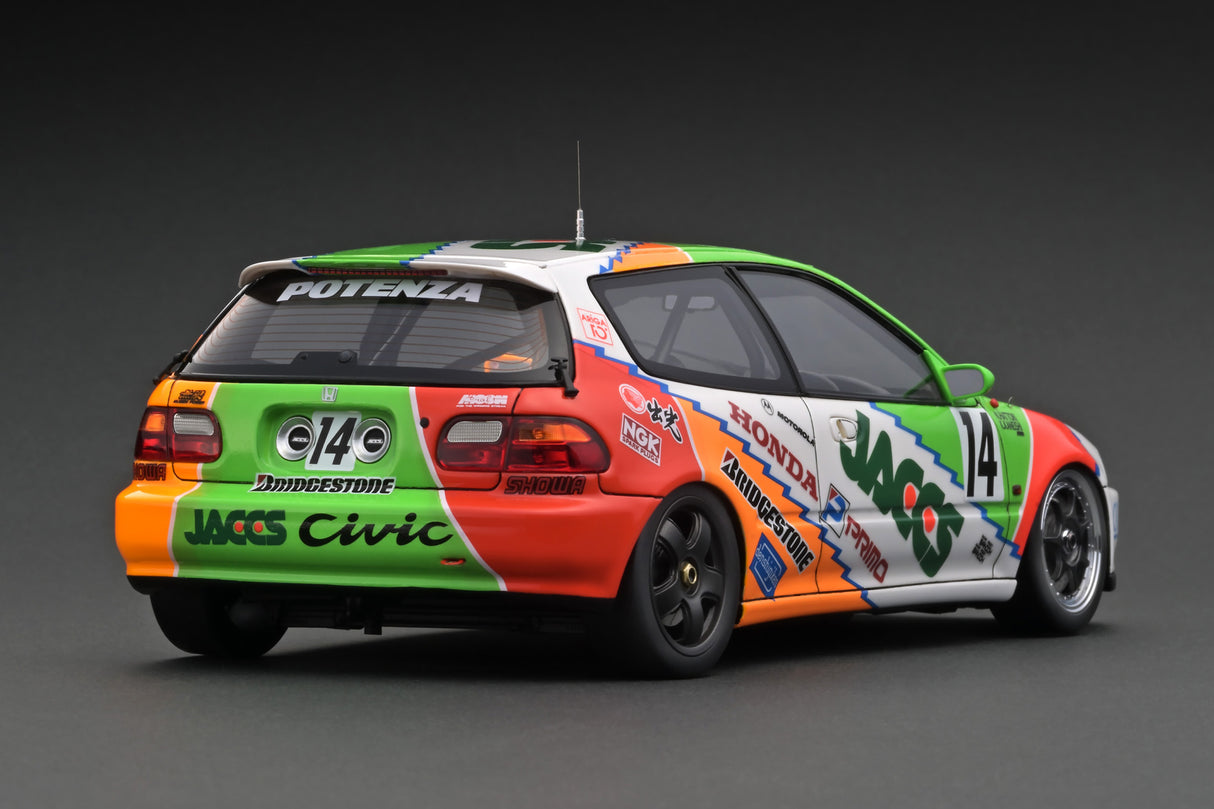 Ignition Model 1:18 Honda Civic (EG6) 1993 JTC #14 JACCS