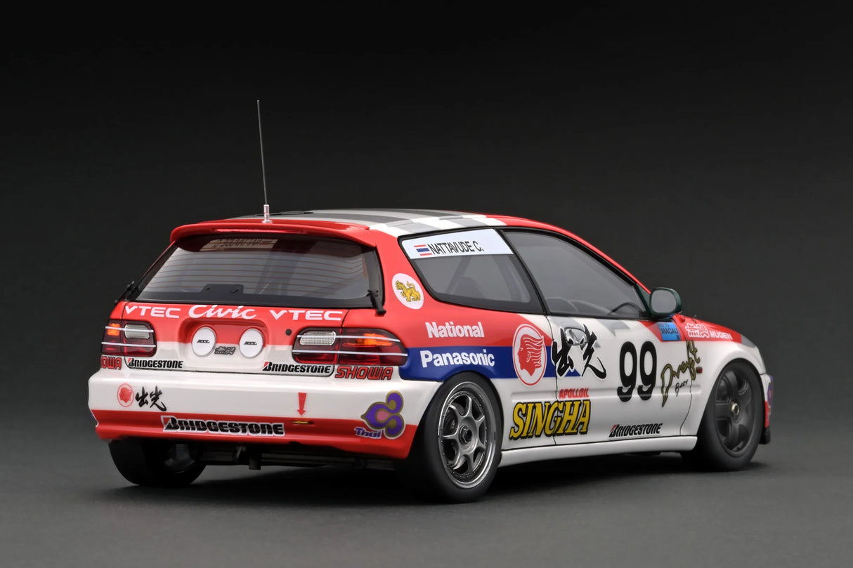 Ignition Model 1:18 Honda Civic (EG6) 出光 MOTION 無限 CIVIC (#99) 1994 Macau Cup Race