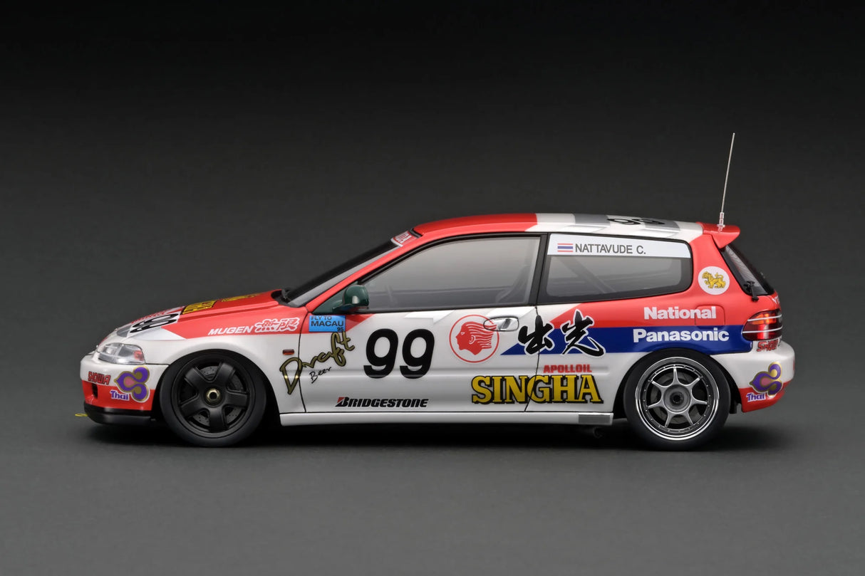 Ignition Model 1:18 Honda Civic (EG6) 出光 MOTION 無限 CIVIC (#99) 1994 Macau Cup Race