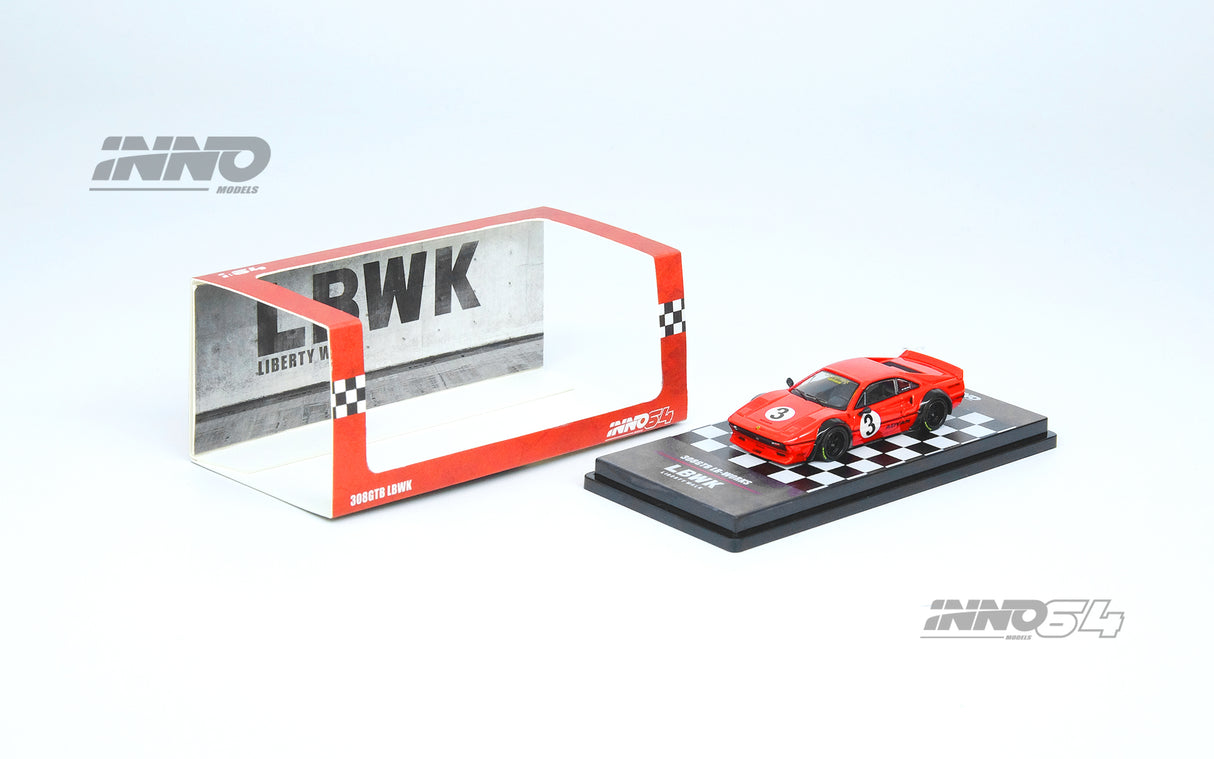 INNO64 1/64 Ferrari 308 GTB Liberty Walk in Red