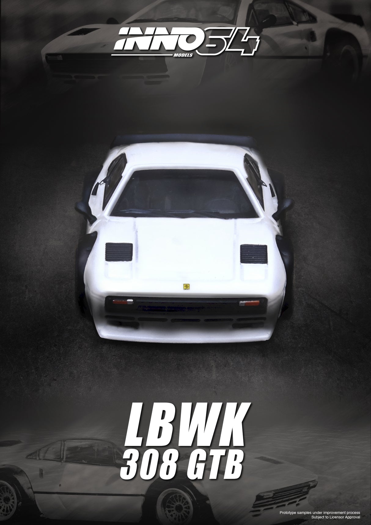 INNO64 1:64 Ferrari 308 GTB Liberty Walk in White