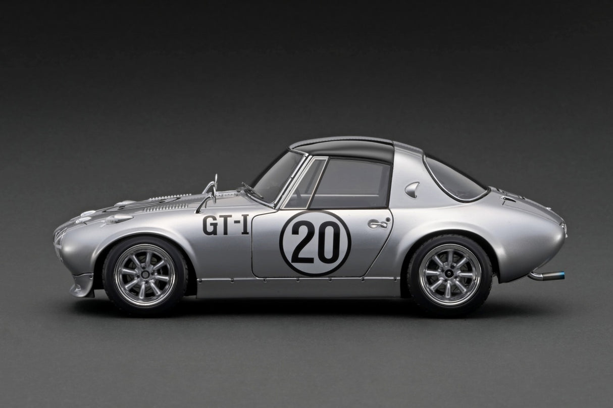 Ignition Model 1:18 Toyota Sports 800 NOB Hachi Version in Silver
