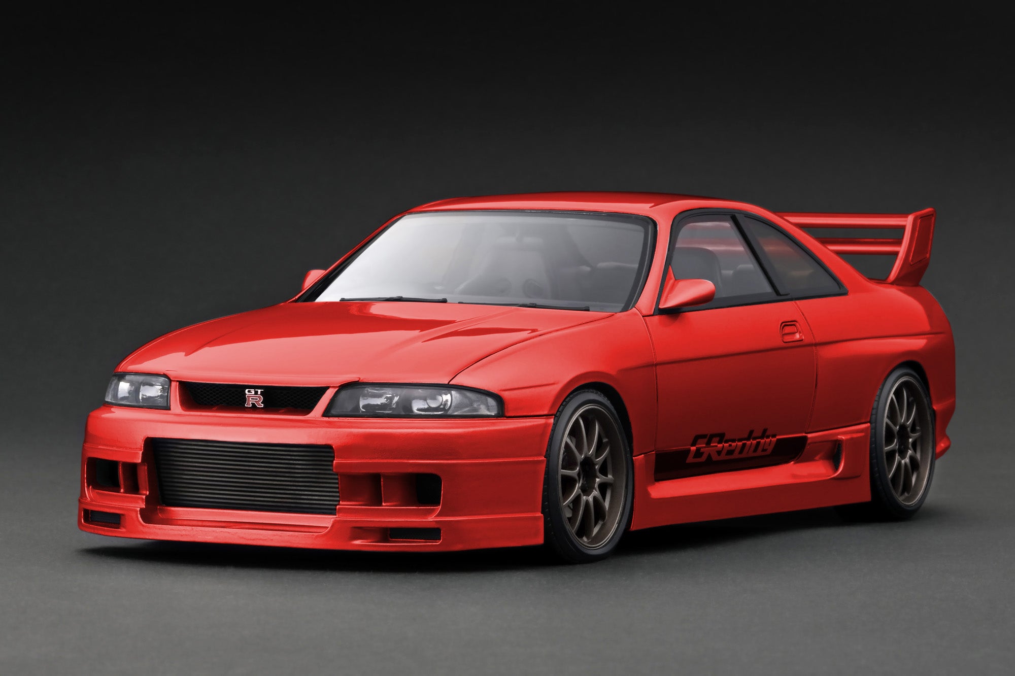 Ignition Model 1:18 Nissan Skyline (BNCR33) GT-R GReddy Version in Red  Metallic