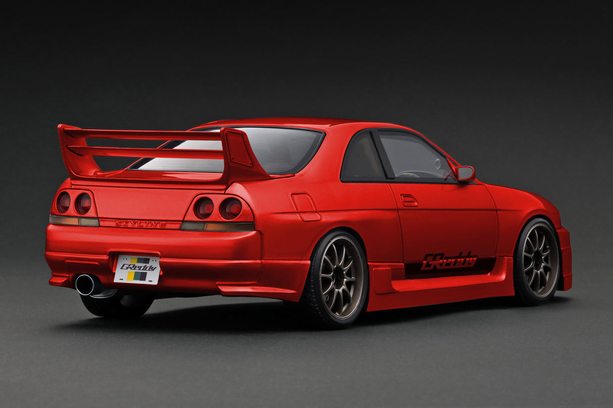 Ignition Model 1:18 Nissan Skyline (BNCR33) GT-R GReddy Version in Red Metallic