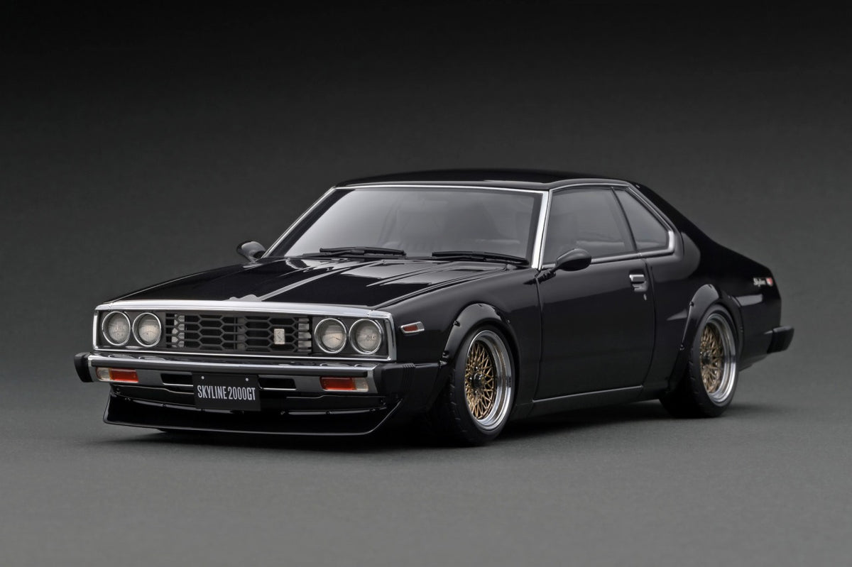 Ignition Model 1:18 Nissan Skyline 2000 GT-ES (C210) in Black 