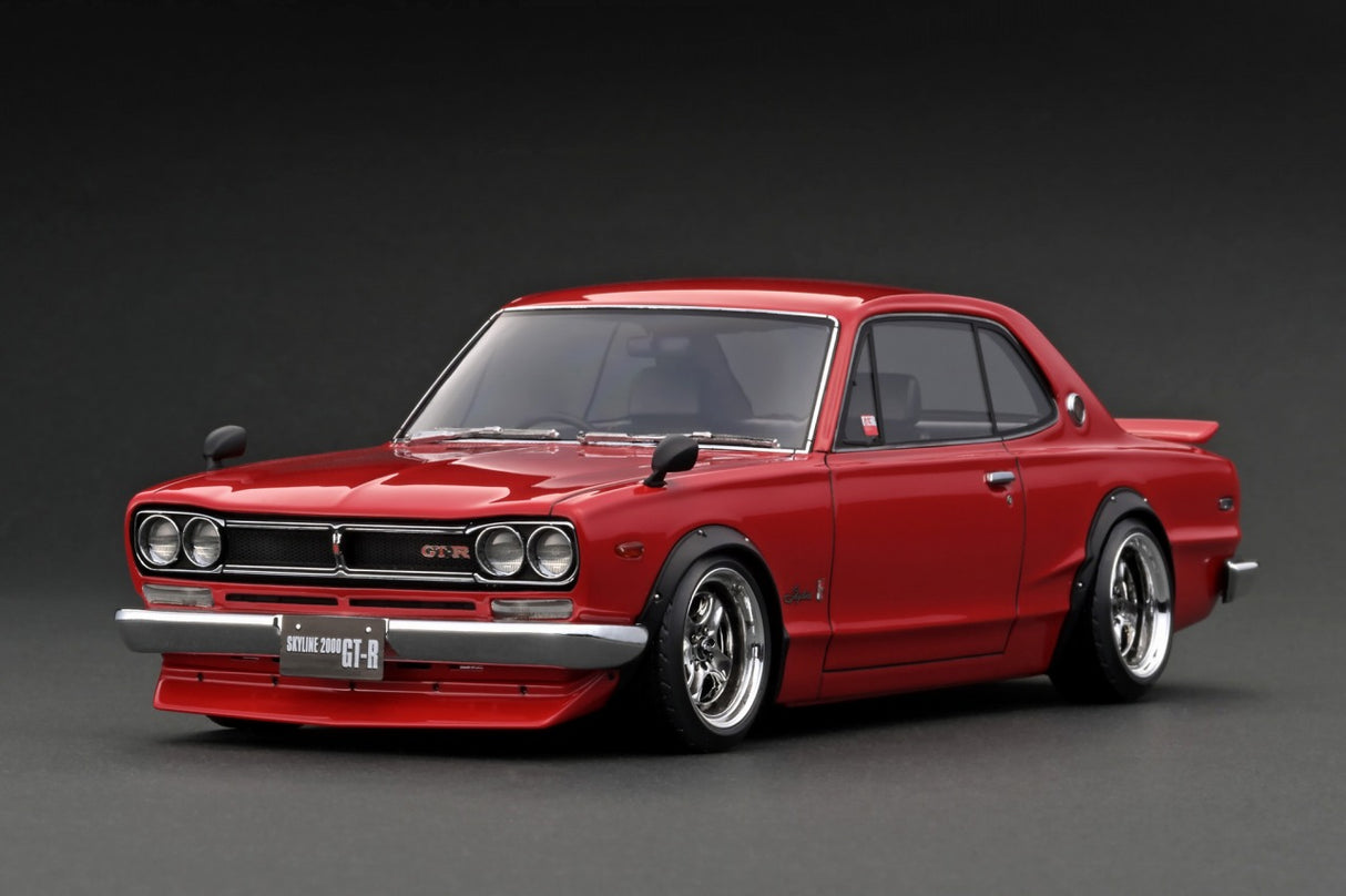 Ignition Model 1:18 Nissan Skyline 2000 GT-R (KPGC10) in Red