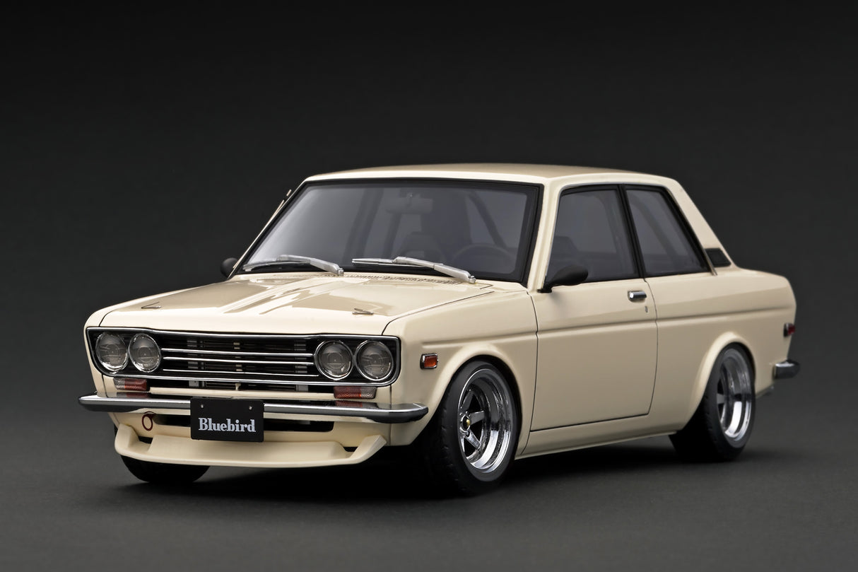 Ignition Model 1:18 Datsun Bluebird (510) in White