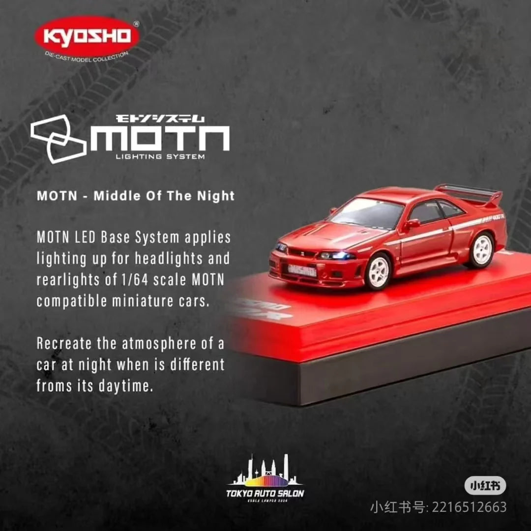 Kyosho 1:64 Nissan Nismo 400R Tokyo Auto Salon KL Edition in Red (MOTN LED Base Compatible) ONE PER CUSTOMER PER ORDER