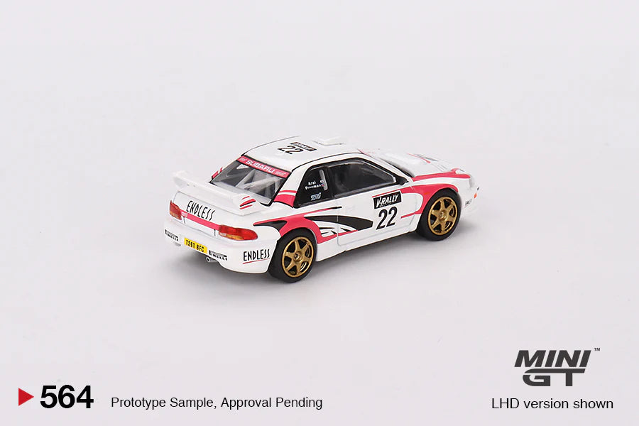 MINIGT 1:64 Subaru Impreza WRC98 1999 Rally Tour de Corse #22