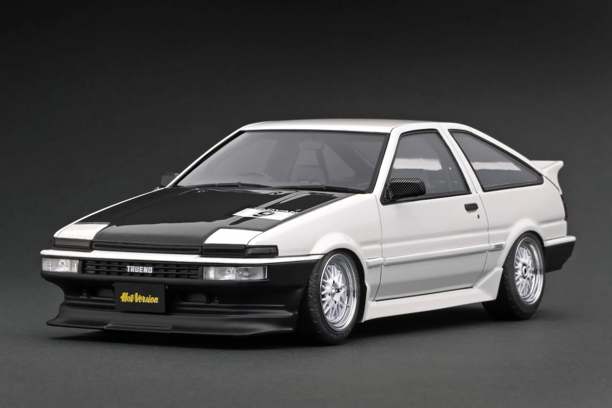 Ignition Model 1:18 Toyota Sprinter Trueno (AE86) 3DR TK-Street Early Version in White