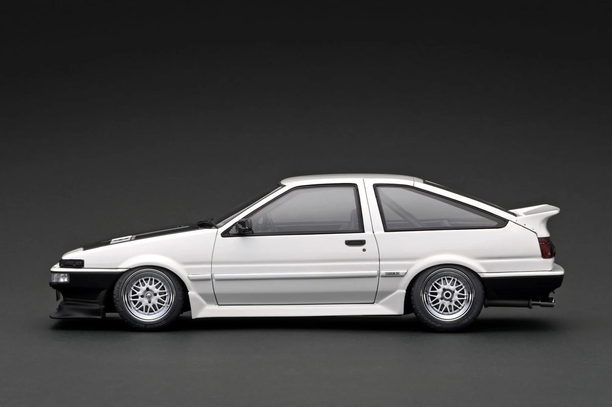 Ignition Model 1:18 Toyota Sprinter Trueno (AE86) 3DR TK-Street Early Version in White
