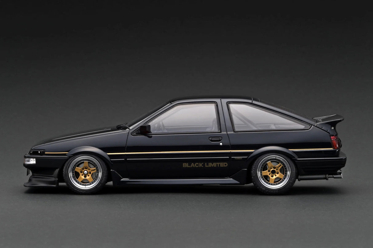 Ignition Model 1:18 Toyota Sprinter Trueno (AE86) 3DR GT Apex Limited in Black
