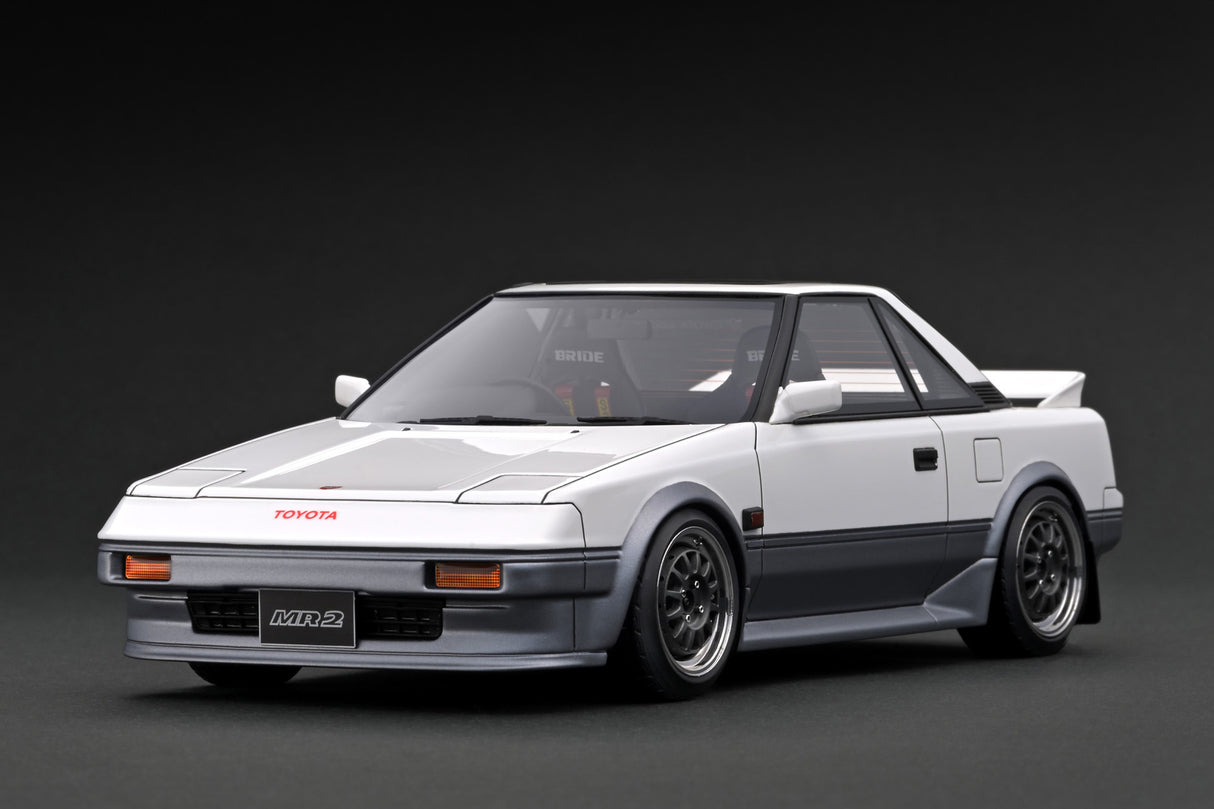 Ignition Model 1:18 Toyota MR2 (AW11) in White & Silver